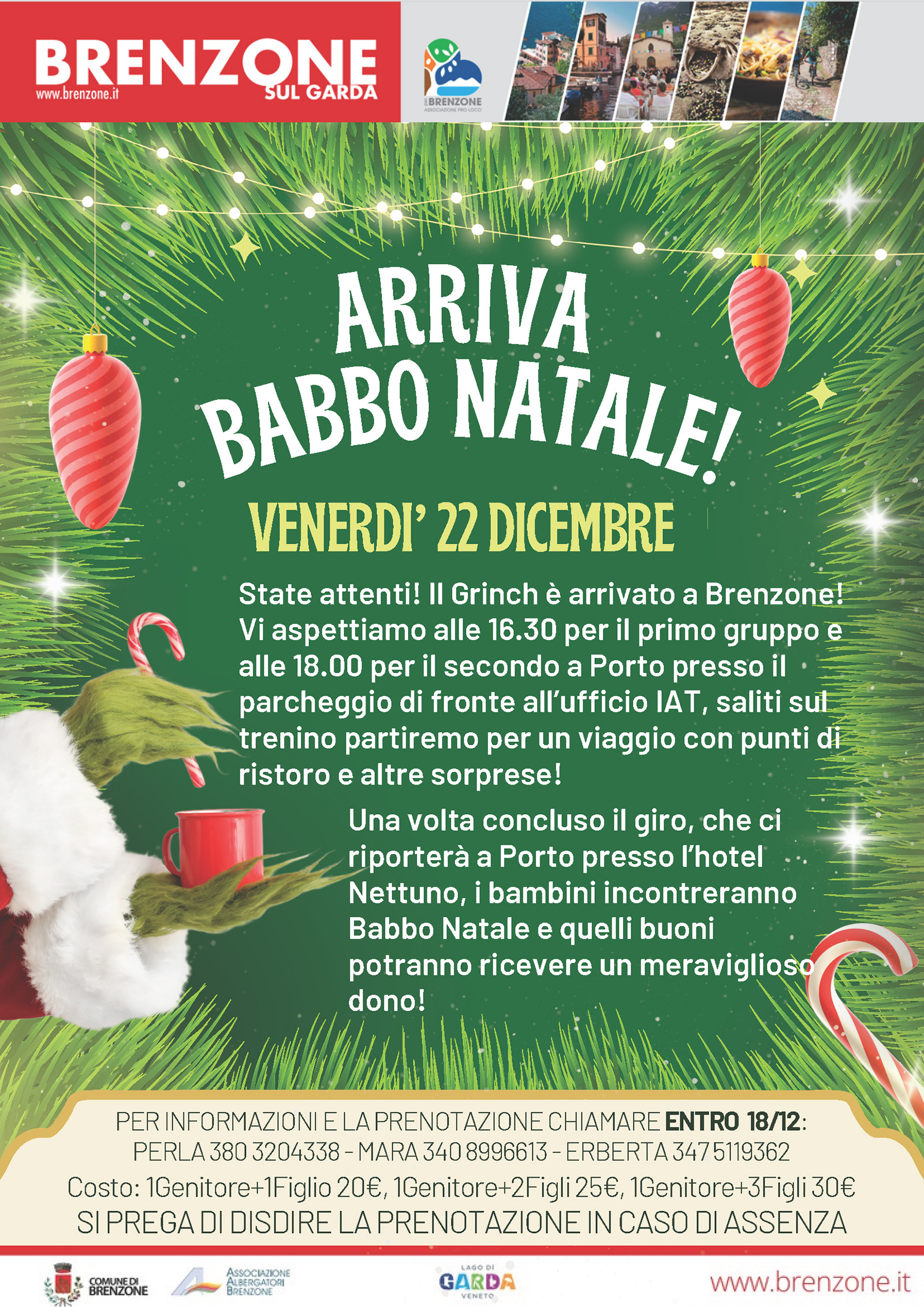 Arriva Babbo Natale! - Der Weihnachtsmann kommt! - Santa Claus is coming!